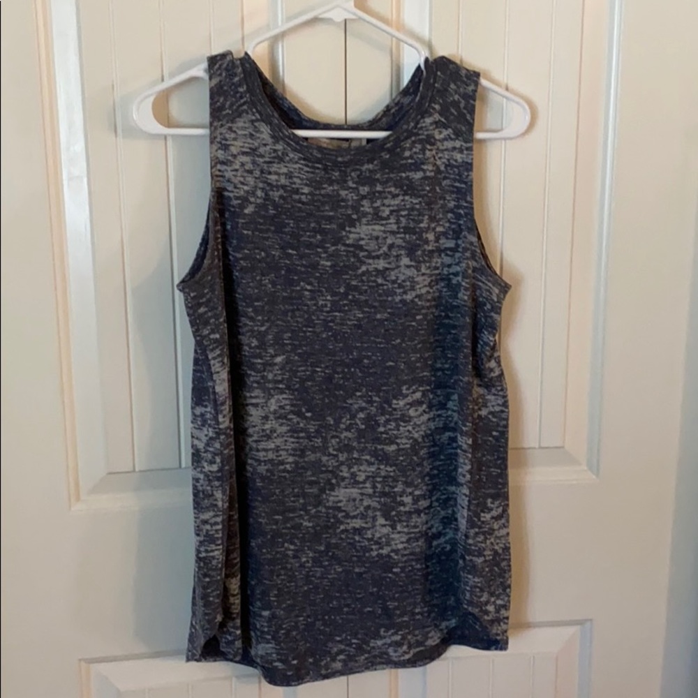 Grey loose fitting tank top